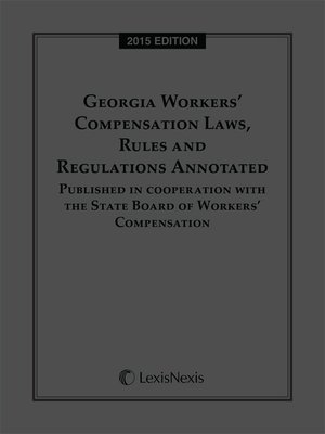 cover image of Georgia Workers' Compensation Laws